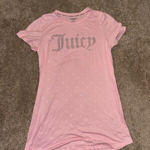 Juicy Couture Light Pink Short Sleeve Sleep Dress
